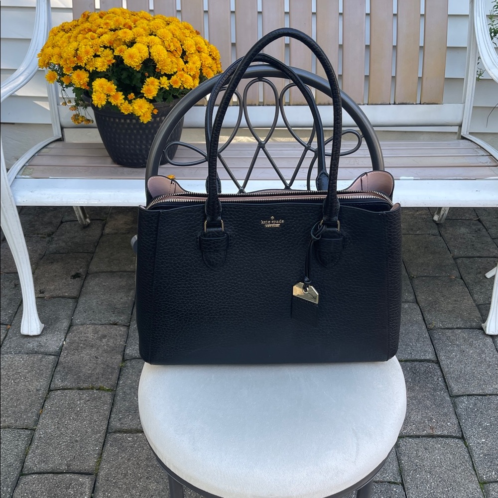 Kate Spade Black Leather Handbag